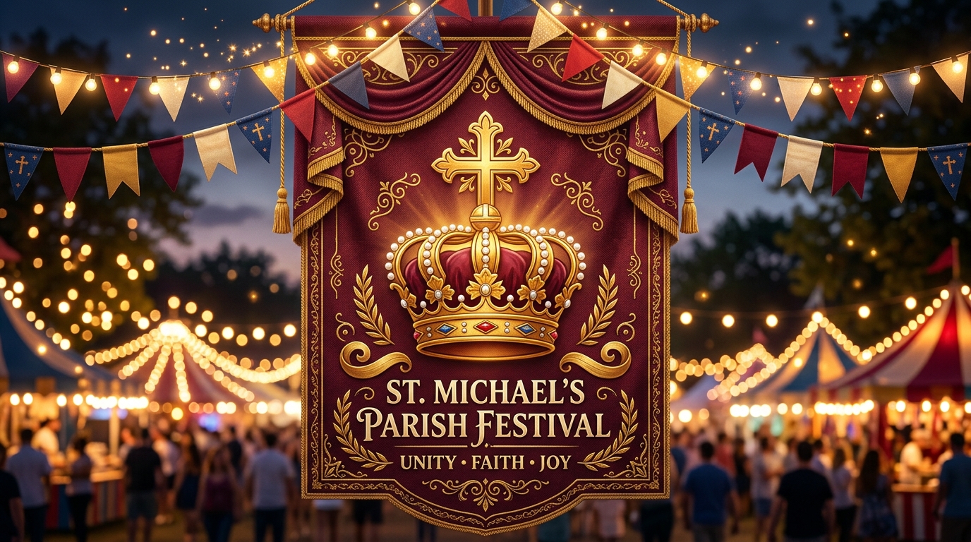 Parish Feast Banner Background